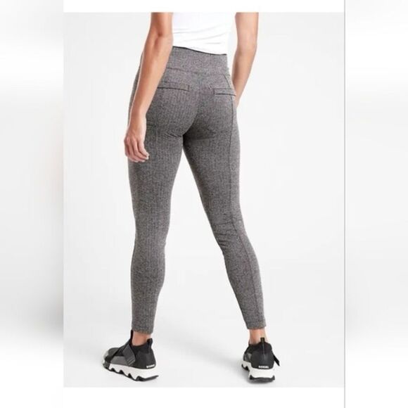 Athleta Delancey Herringbone tights size M - Picture 2 of 5